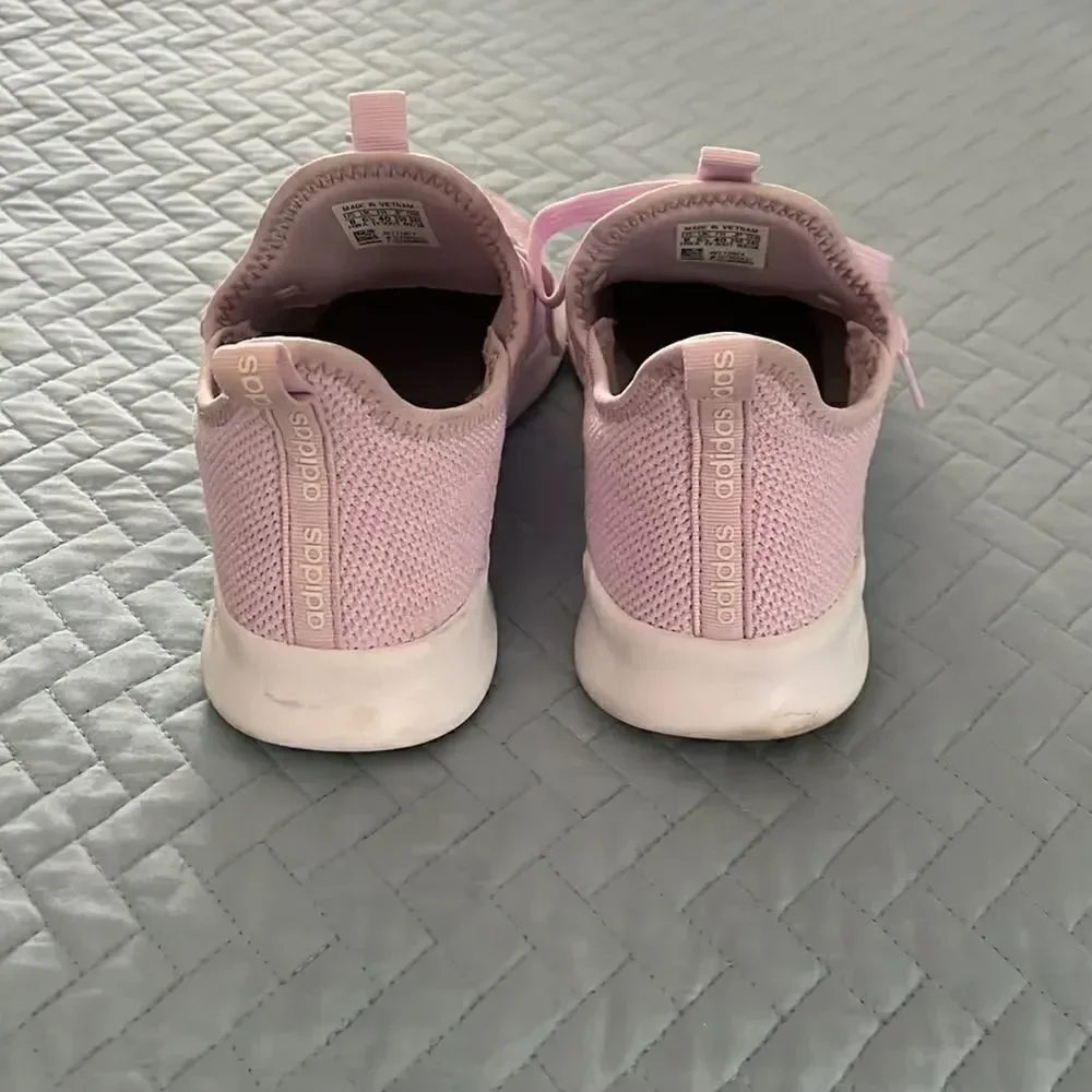 Adidas Lilac slip on memory foam shoes. Size 8